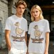 Olive T-Shirt Featuring a Cool Duck Wearing Sunglasses Riding a Skateboard
