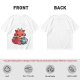 Cute Red Dragon Holding D20 Dice Graphic T-Shirt
