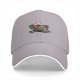 Black Baseball Cap With Colorful Halloween Witch Graphic Print