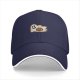 Black Baseball Cap With Cute Ghost Holding Jack O Lantern Halloween Design