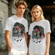 Olive T-Shirt Featuring Captain Hook and Mr. Smee from Peter Pan