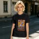 Olive green t-shirt with Masters of the Universe graphic print