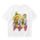 Olive T-Shirt with Cartoon Taco and Beer Graphic