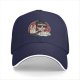 Black baseball cap with Spock graphic and 'Spock to the Wind' print