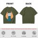 Olive T-Shirt With Funny Fortune Cookie 'Nope Not Today' Print