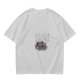 Olive Green Crewneck T-Shirt With Small Graphic Print