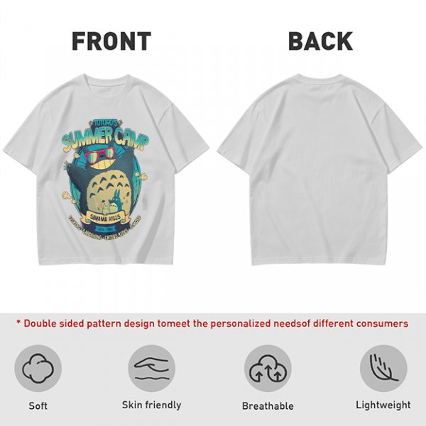 Totoro's Summer Camp Graphic T-Shirt