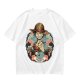 Olive T-Shirt Featuring Monkey D. Luffy Pirate Anime Art