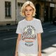 Olive T-Shirt With 'It's Like Magic Science But Real' Retro Print