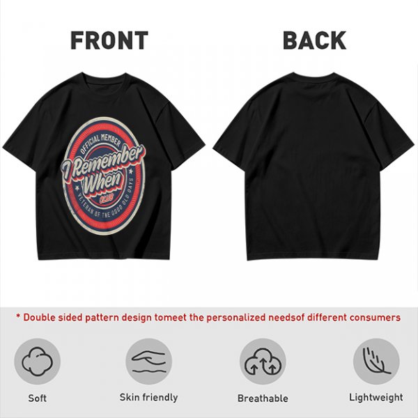 I Remember When Club Official Member Veteran T-Shirt