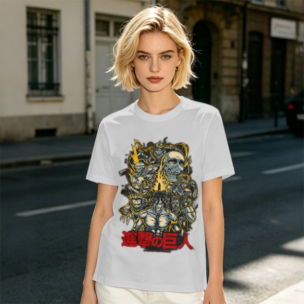 Attack on Titan Colossal Titans Graphic Tee