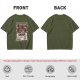 Olive Green T-Shirt With Demogorgon Vegetable Packet Print