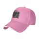 Black Baseball Cap With Ugly Christmas Style Fantasy Character Print