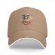 Black Baseball Cap With Halloween Pumpkin Ramen Ghost Graphic