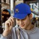 Black Baseball Cap With Anime Swordsman Character Print