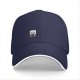 Black Baseball Cap With Cute Drumming Character Embroidery