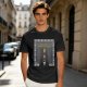 Olive t-shirt with retro video game 'It's dangerous to go alone' print