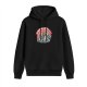 Highly Motivated Raccoon Graphic Black Hoodie