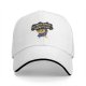 Black Baseball Cap With Wizard Cat 'My Super Power Is Making Stupid People Disappear' Print