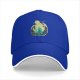 Black Baseball Cap With Anime Character Silhouette Graphic