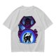 Olive T-Shirt Featuring Galactus Holding Silhouetted Superheroes