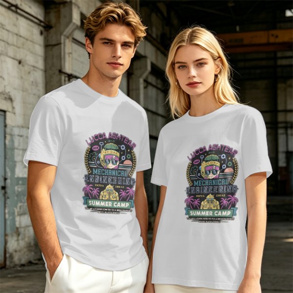 Lucca Ashtear Mechanical Engineering Summer Camp T-Shirt