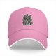 Black Baseball Cap With Cult Themed Archway Graphic