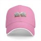 Black baseball cap with funny shark seafood diet meme print