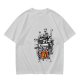 Olive T-shirt with Howl's Moving Castle Castle Print