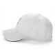 Black baseball cap with funny mood swing cherry graphic print