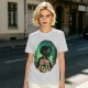 Attack on Titan layered silhouette graphic olive t-shirt