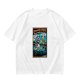 Olive T-Shirt with Stranger Hobbs Upside Down Comic Print