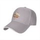 Black Baseball Cap with Ramen Bowl Graphic Print