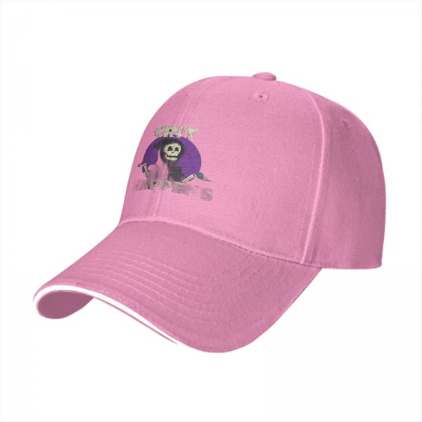 Crit Happens Grim Reaper Graphic Baseball Cap