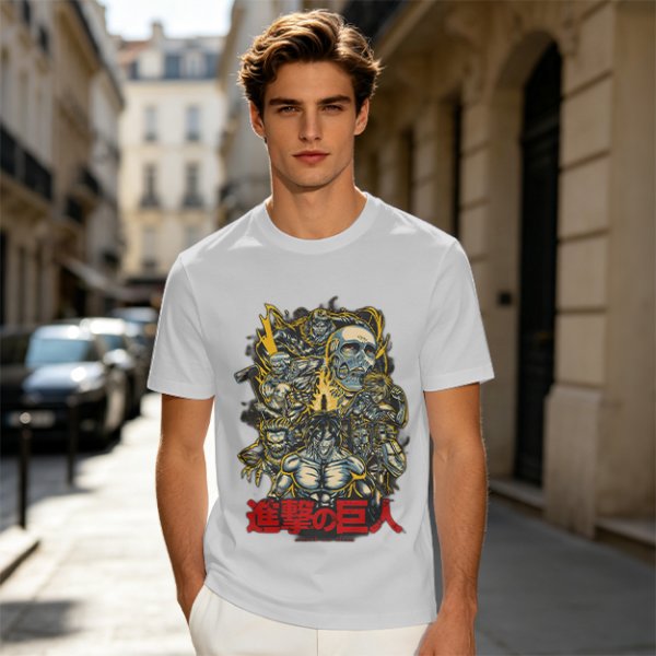 Attack on Titan Colossal Titans Graphic Tee