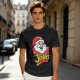 Olive T-Shirt with Santa Claus Jingles Christmas Print