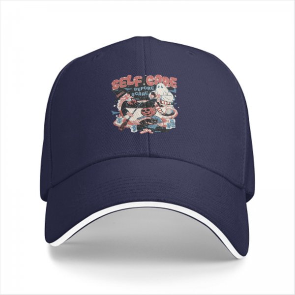 Self Care Before Scare Halloween Themed Baseball Cap