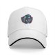 Black Baseball Cap With Colorful Gothic Artwork Print