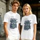 Olive graphic t-shirt with funny food and wine quote design