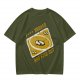 Olive Graphic Tee With 'F*** Around And Find Out' Uno Reverse Card Print
