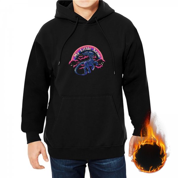 My Little Xeno Graphic Black Hoodie
