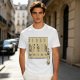 Olive Green T-Shirt With Periodic Table Caffeine Graphic
