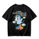 Olive t-shirt with playful unicorn rainbow poop and glitter fart graphic