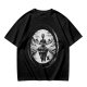 Olive T-shirt with Air Nomad Monk Meditating Ink Art Print