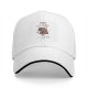 Black Baseball Cap With Don't Worry Be Happy Capybara Print