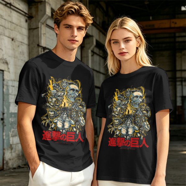 Attack on Titan Colossal Titans Graphic Tee