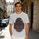Olive Green T-Shirt with Dark Lord Darth Vader Beer Graphic