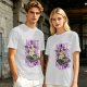 Olive T-Shirt with DJ Cat Graphic and Make Some Noise Text
