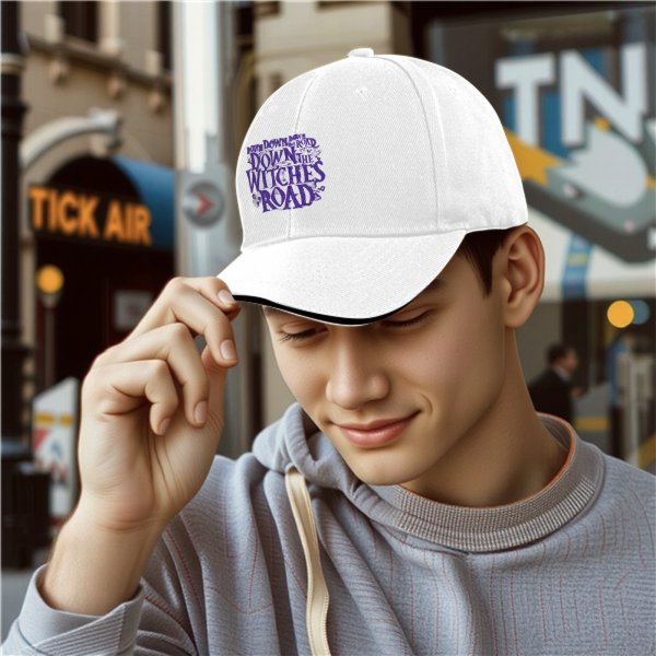 Down The Witches Road Black Baseball Cap
