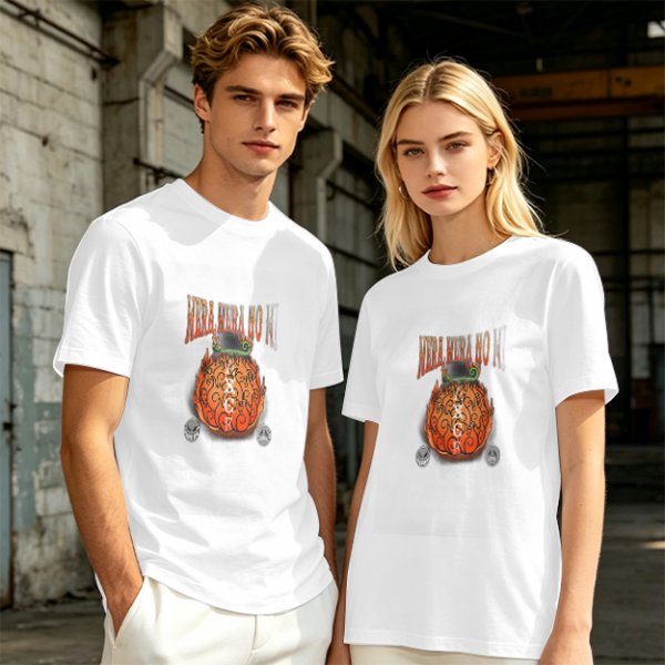 Olive T-Shirt with Flaming Devil Fruit Graphic Print